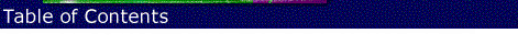 Table of Contents